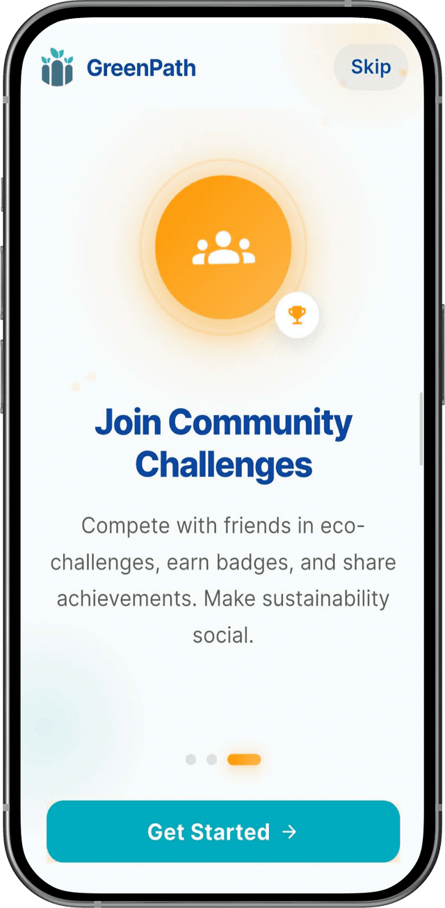 GreenPath Onboarding - Community Challenges